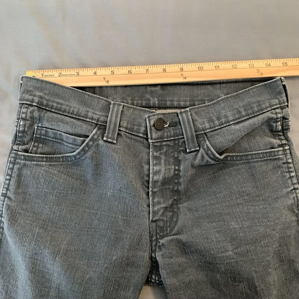 Levis 511‎ Jeans Mens 30x30 Gray Charcoal Wash Slim Fit Stretch Denim Pants
